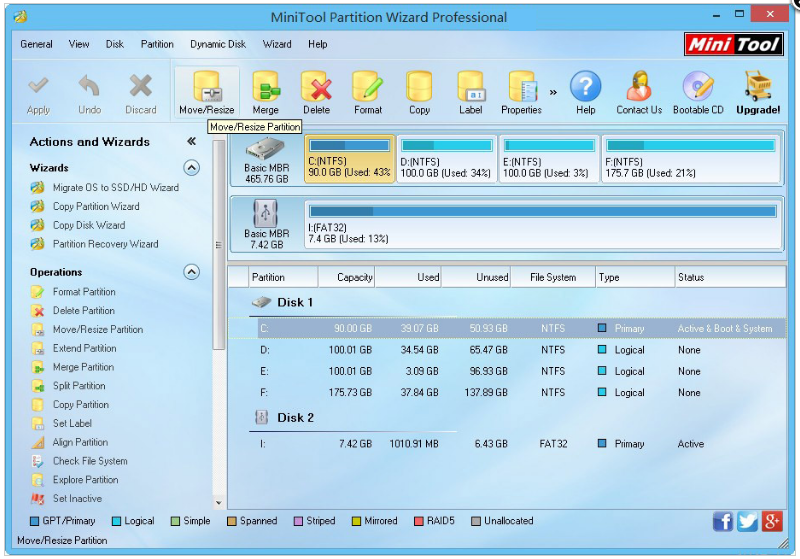 MiniTool Partition Wizard Pro / Free 12.8 instal the last version for iphone