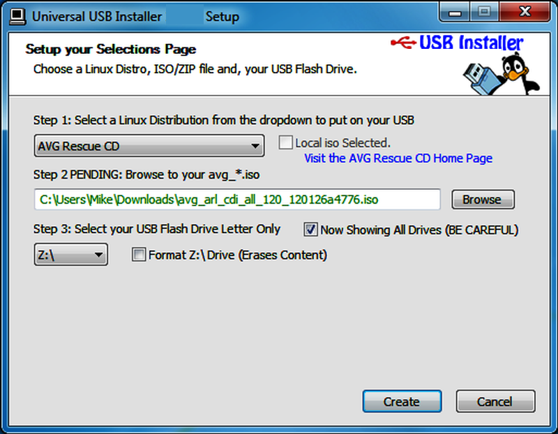 universal installer for windows 7